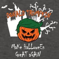 Donald Trump Make Halloween Great Again Vector Backpack