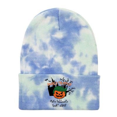 Donald Trump Make Halloween Great Again Tie Dye 12in Knit Beanie