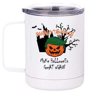 Donald Trump Make Halloween Great Again 12 oz Stainless Steel Tumbler Cup