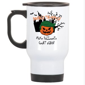 Donald Trump Make Halloween Great Again Stainless Steel Travel Mug