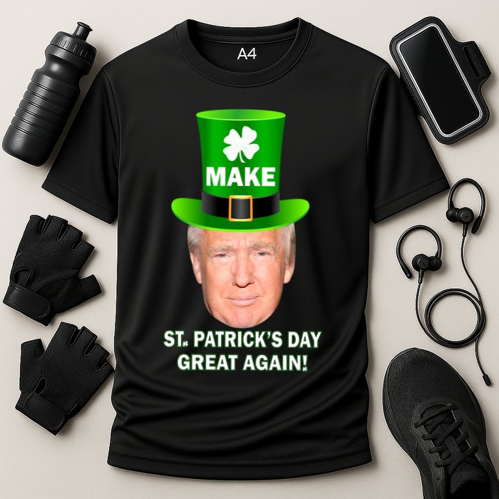 Donald Trump Make St. Patrick's Day Great Again Cooling Performance Crew T-Shirt