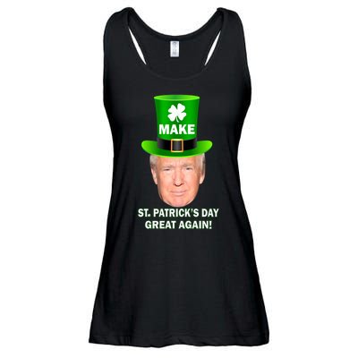 Donald Trump Make St. Patrick's Day Great Again Ladies Essential Flowy Tank