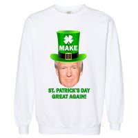 Donald Trump Make St. Patrick's Day Great Again Garment-Dyed Sweatshirt