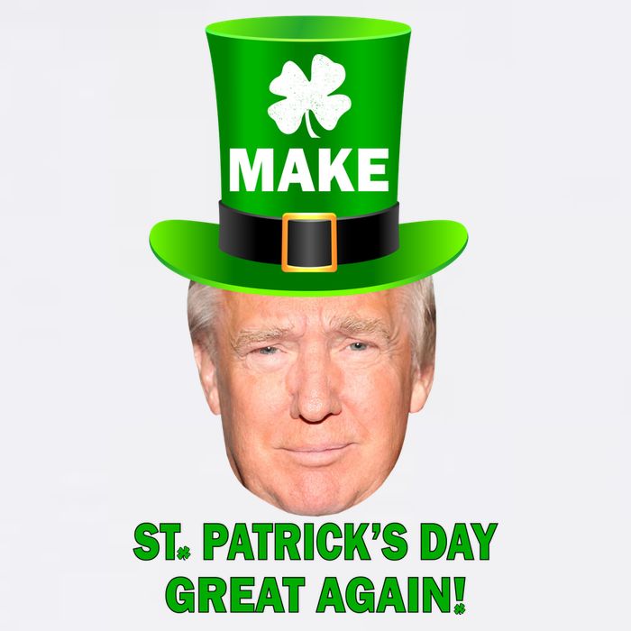 Donald Trump Make St. Patrick's Day Great Again Garment-Dyed Sweatshirt