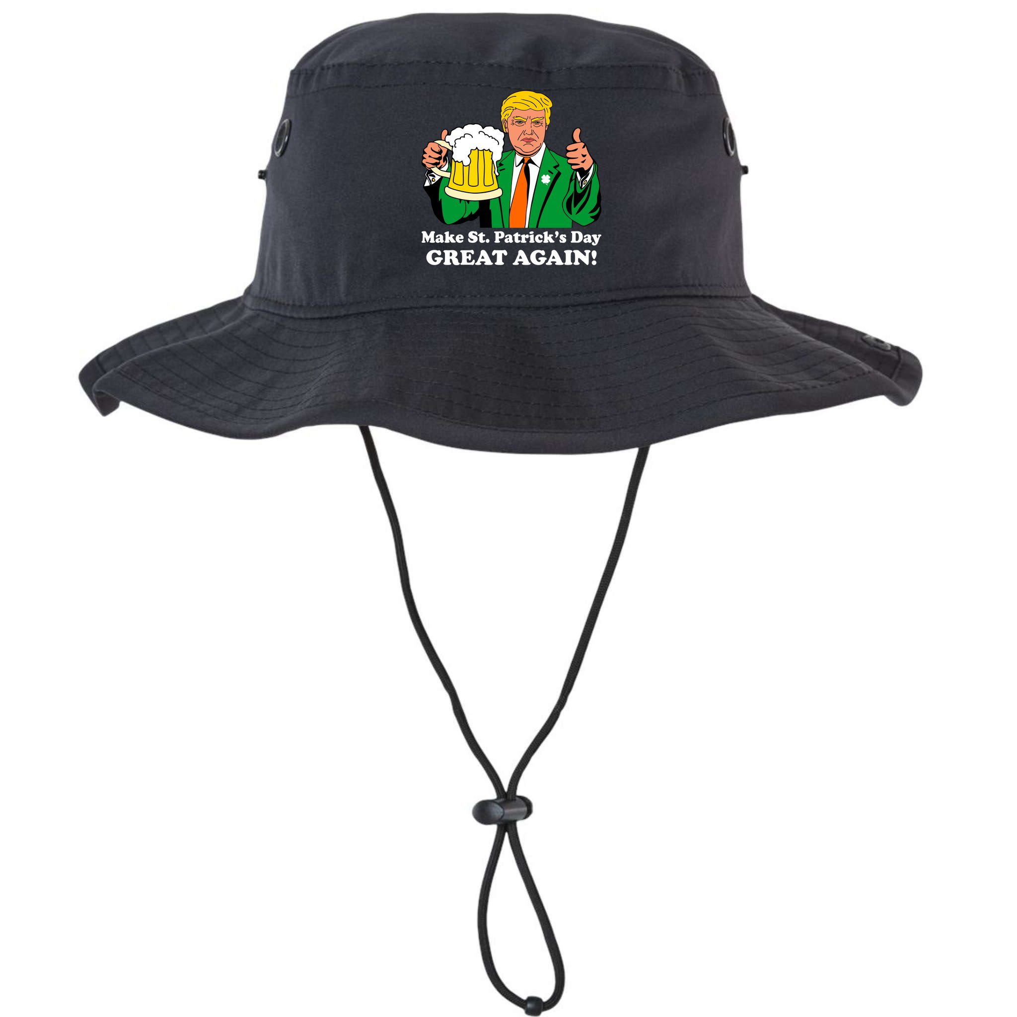 Donald Trump Make St. Patrick's Day Great Again Beer Drinking Bucket Hat