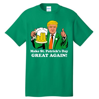 Donald Trump Make St. Patrick's Day Great Again Beer Drinking Tall T-Shirt