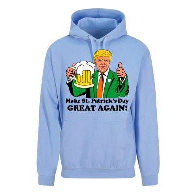 Donald Trump Make St. Patrick's Day Great Again Beer Drinking Unisex Surf Hoodie