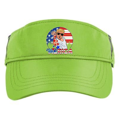 Donald Trump Merica Salt Bae Adult Drive Performance Visor