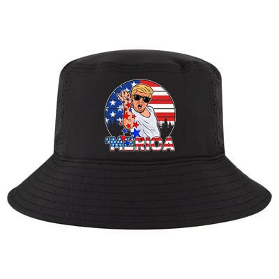 Donald Trump Merica Salt Bae Cool Comfort Performance Bucket Hat