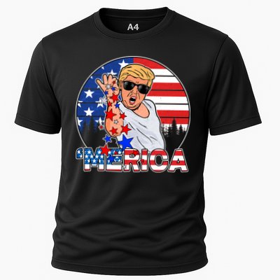Donald Trump Merica Salt Bae Performance Shirt