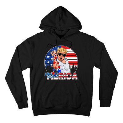 Donald Trump Merica Salt Bae Hoodie