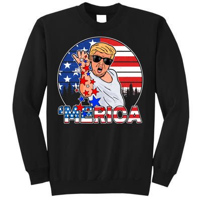 Donald Trump Merica Salt Bae Sweatshirt