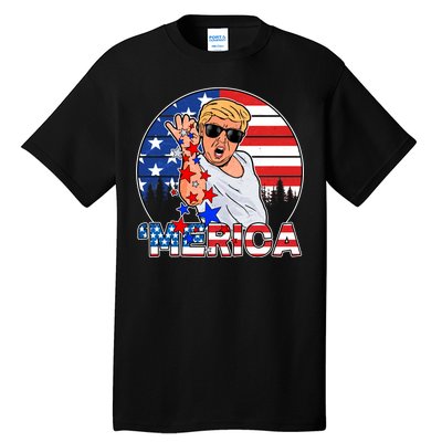 Donald Trump Merica Salt Bae Tall T-Shirt