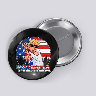 Donald Trump Merica Salt Bae Button