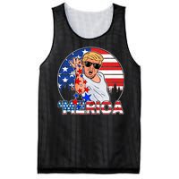 Donald Trump Merica Salt Bae Mesh Reversible Basketball Jersey Tank