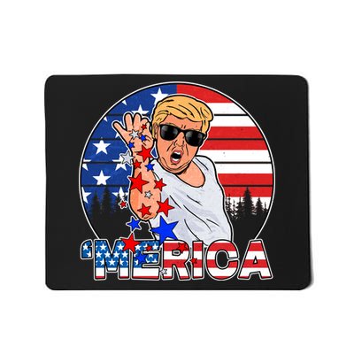 Donald Trump Merica Salt Bae Mousepad