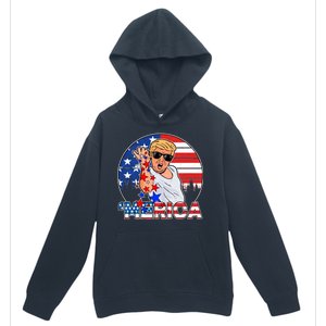 Donald Trump Merica Salt Bae Urban Pullover Hoodie