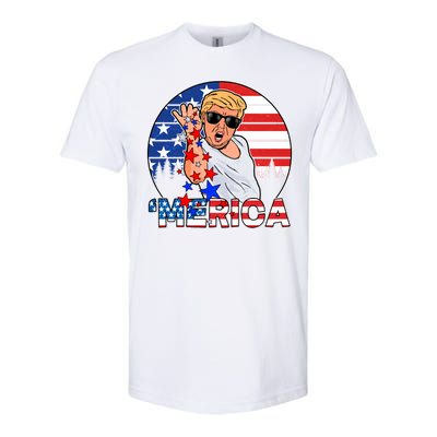 Donald Trump Merica Salt Bae Softstyle® CVC T-Shirt