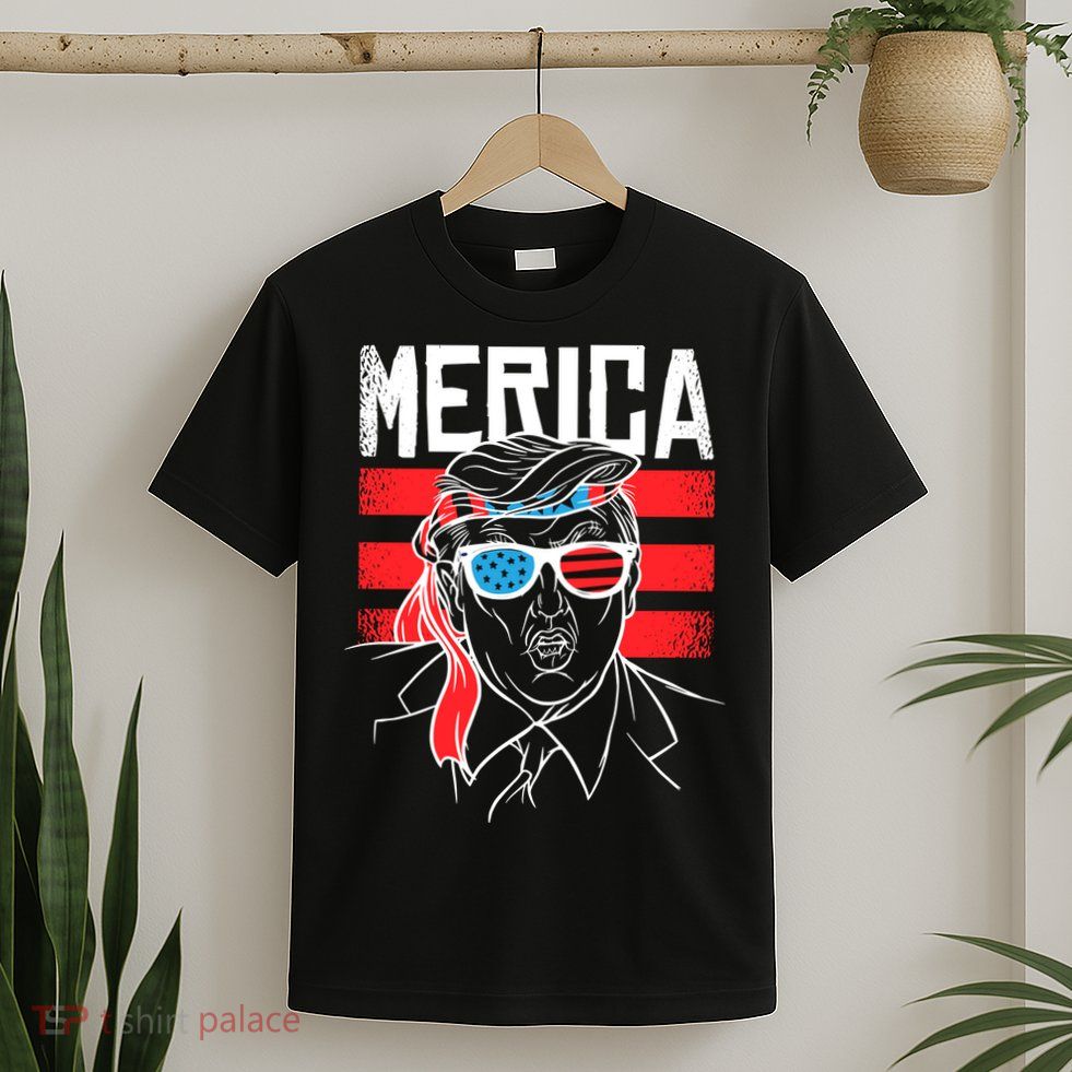 Donald Trump Merica USA Flag America T-Shirt