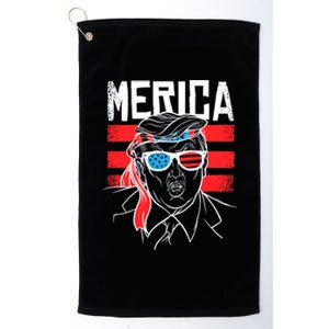 Donald Trump Merica USA Flag America Platinum Collection Golf Towel