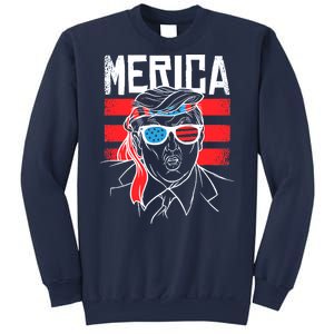 Donald Trump Merica USA Flag America Sweatshirt