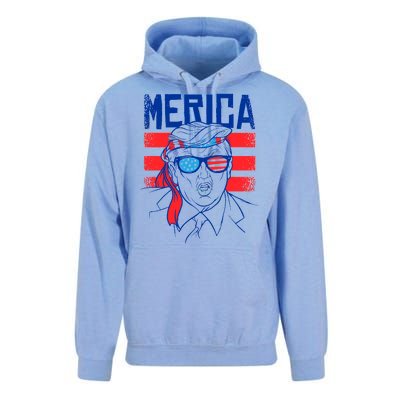 Donald Trump Merica USA Flag America Unisex Surf Hoodie