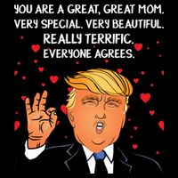 Donald Trump Mother-s Day Flat Bill Trucker Hat