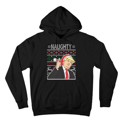 Donald Trump Naughty Ugly Christmas Hoodie