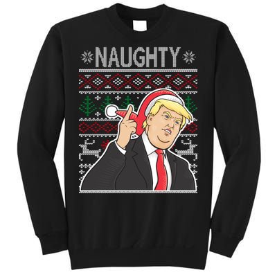 Donald Trump Naughty Ugly Christmas Sweatshirt