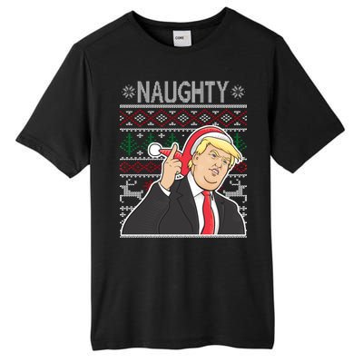 Donald Trump Naughty Ugly Christmas Tall Fusion ChromaSoft Performance T-Shirt