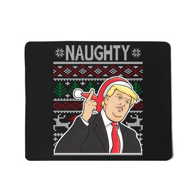 Donald Trump Naughty Ugly Christmas Mousepad