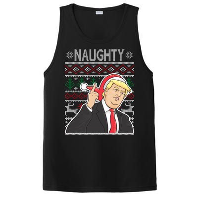 Donald Trump Naughty Ugly Christmas PosiCharge Competitor Tank