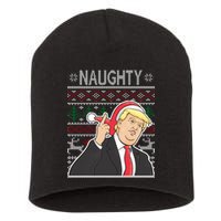 Donald Trump Naughty Ugly Christmas Short Acrylic Beanie