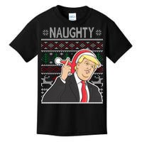 Donald Trump Naughty Ugly Christmas Kids T-Shirt