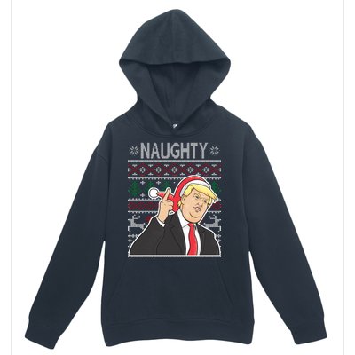 Donald Trump Naughty Ugly Christmas Urban Pullover Hoodie