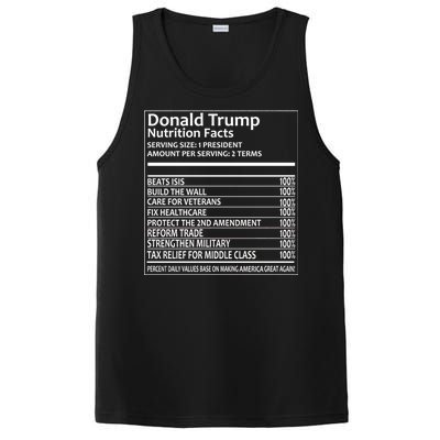 Donald Trump Nutrition Facts PosiCharge Competitor Tank