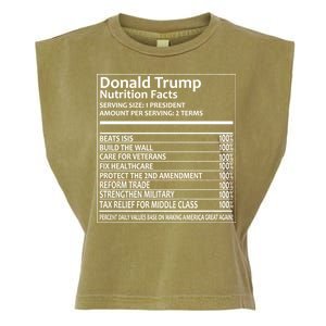 Donald Trump Nutrition Facts Garment-Dyed Women's Muscle Tee