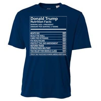 Donald Trump Nutrition Facts Cooling Performance Crew T-Shirt