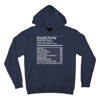 Donald Trump Nutrition Facts Hoodie