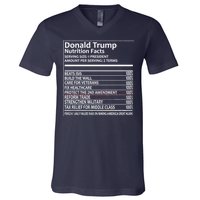 Donald Trump Nutrition Facts V-Neck T-Shirt