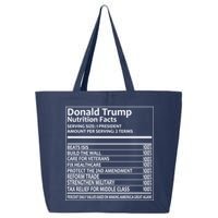 Donald Trump Nutrition Facts Political Humor 25L Jumbo Tote