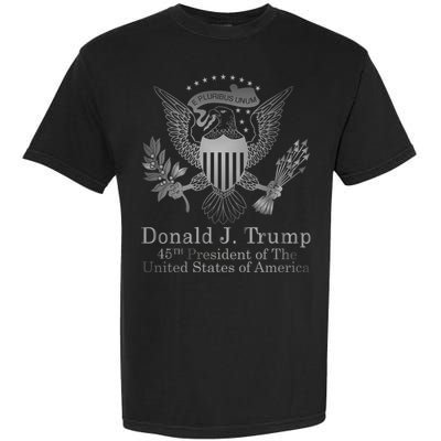 Donald Trump Presidential Seal USA 45th President Logo Garment-Dyed Heavyweight T-Shirt