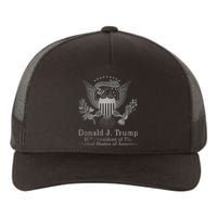 Donald Trump Presidential Seal USA 45th President Logo Yupoong Adult 5-Panel Trucker Hat