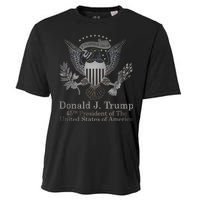 Donald Trump Presidential Seal USA 45th President Logo Cooling Performance Crew T-Shirt