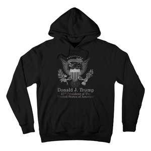 Donald Trump Presidential Seal USA 45th President Logo Hoodie