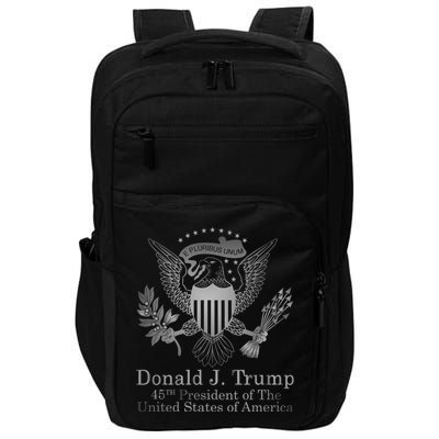Donald Trump Presidential Seal USA 45th President Logo Impact Tech Backpack