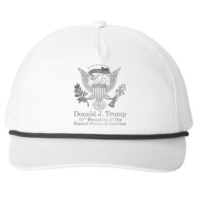 Donald Trump Presidential Seal USA 45th President Logo Snapback Five-Panel Rope Hat