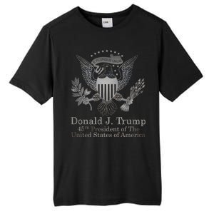 Donald Trump Presidential Seal USA 45th President Logo Tall Fusion ChromaSoft Performance T-Shirt