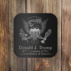 Donald Trump Presidential Seal USA 45th President Logo Coaster