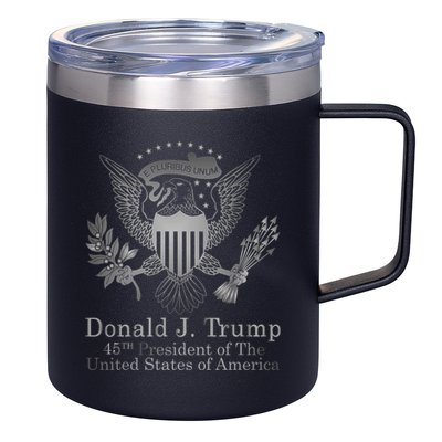 Donald Trump Presidential Seal USA 45th President Logo 12oz Stainless Steel Coffee Mug